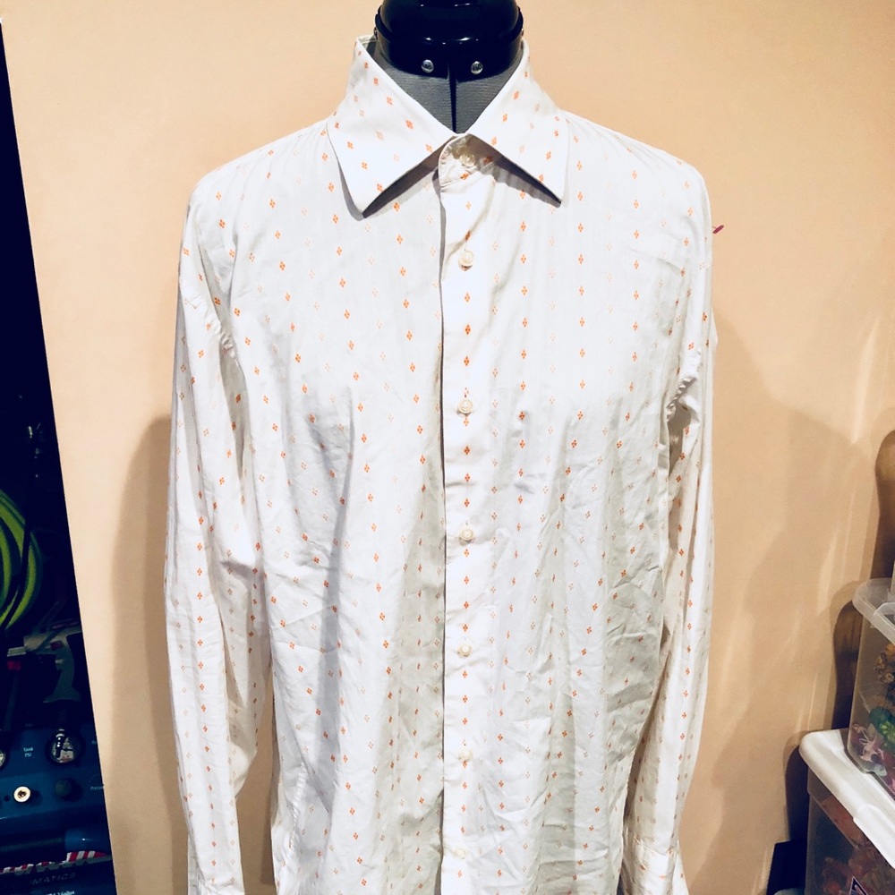 Metropolitan lord & Taylor cufflink shirt EUC